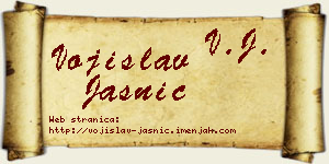 Vojislav Jasnić vizit kartica